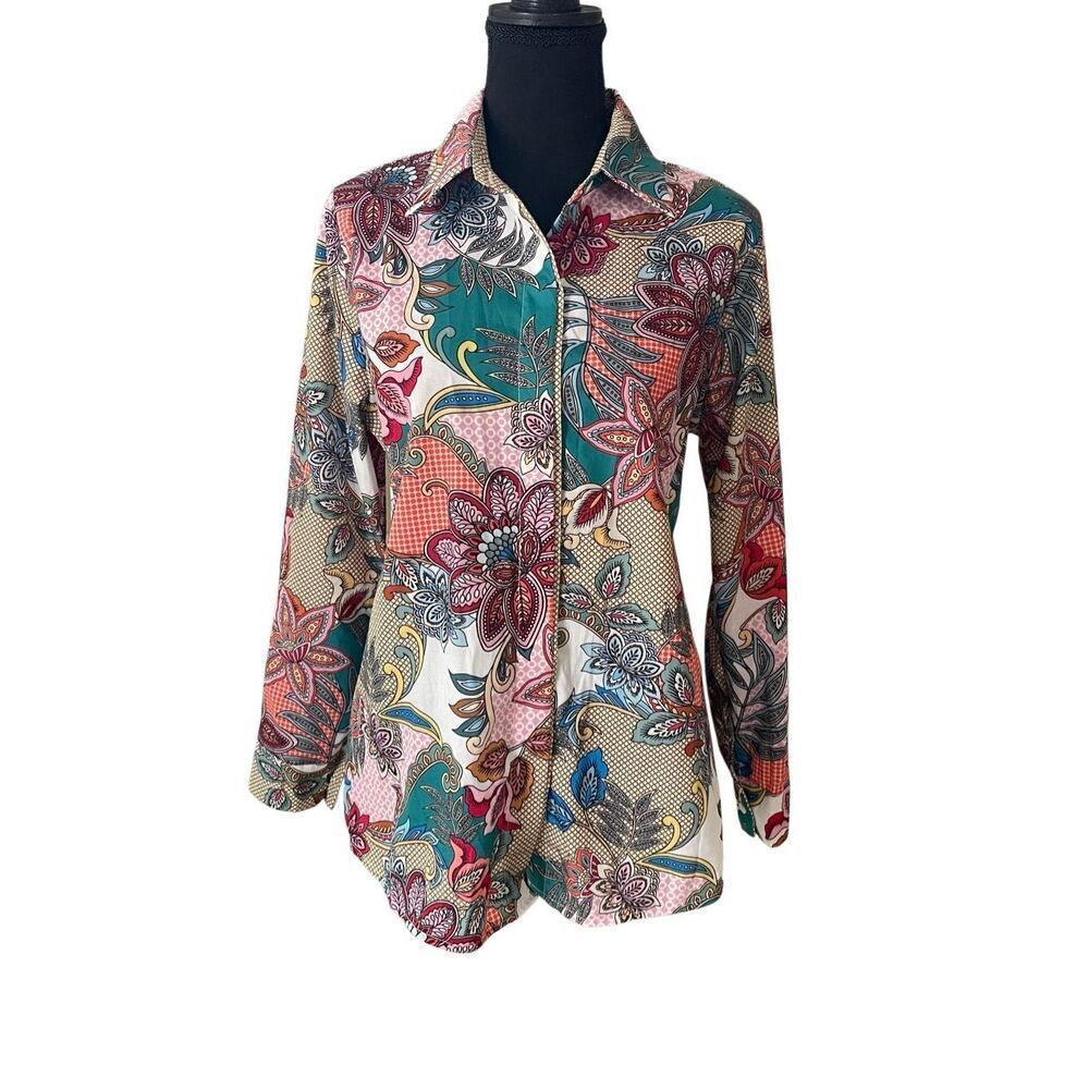 CherryBetty Paisley L/S Blouse/Top Small